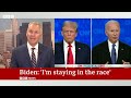 Joe Biden says only the 'Lord Almighty' could convince him to quit | BBC News