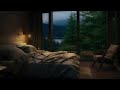 Soul Healing with Soothing Piano and Rain 🌧️🌿 Relaxation and Sleep in a Forest Bedroom 🎹💤
