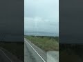 The road leading into Grand isle Louisiana after Hurricane IDA