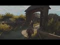 The Witcher 3 Wild Hunt PS5 4k HDR.Horseback ride from South Velen to Temple Island in Novigrad.