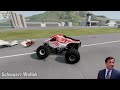 Max D, Grave DIgger, ThunderROARus Epic High Speed Jumps MONSTER JAM | BeamNG.Drive