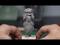 Art toy sculpting with polymer clay
