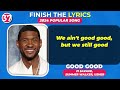 Finish the Lyrics Most Popular Songs 2024 | Finish the Lyrics Challenge