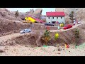 Mini Town Model Disaster - Dam Breach Movie - Diorama Destruction