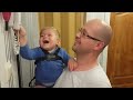 Baby Laughing when dad answers the phone | Must SEE, funny video