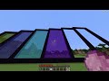 all nether portals with different colors in Minecraft
