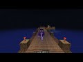 Crossing a 1000 block pier in Minecraft
