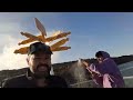 Champagne Showers!  Ice Poseidon, Nick White & Benny Mack celebrate at Slope Point, Bluff NZ - 2023