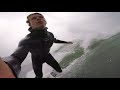 Wild Weather Changes at Second Beach - GoPro Surfing Newport Rhode Island