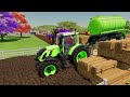 CLAAS vs JOHN DERRE vs McCORMICK vs FENDT vs VALTRA TRACTORS BATTLE - Farming Simulator 22