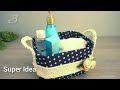 Don't throw away plastic canisters! You can make luxurious baskets with your own hands