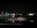 Night time near crash