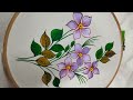 Pillow Cover Painting Design very easy beautiful flower painting step by step