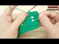 مفرش كروشيه مستطيل بغرزة مميزة سهل للمبتدئين يمكن تكبيره لاي مقاس طول وعرض Crochet Doily