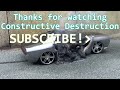 RC Car Burnout Ends In Flames || RC Car Destruction