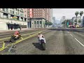 Chasing a biker NPC in GTA