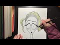 Drawing Tim Burton-Style Portraits