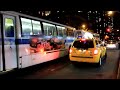 MaBSTOA & NYCTA Bus: M15 / +SBS / M31 / M86 Bus Action at 1st & York Ave / 86th Street @ NIGHT