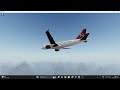 Roblox Aeronautica Northern Executive ACJ320 Flight from Santa Mortica to Öskuflói /// Part 1