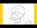 How to draw Lars with guidelines step by step (Futurama)