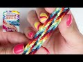 Distorted Stripes Bracelet Tutorial [CC] || Friendship Bracelets