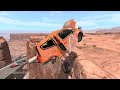 Massive Spike Strip Pileup Crashes #56 – BeamNG Drive | CrashBoomPunk