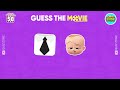 Guess the MOVIE by Emoji Quiz 🎬🍿 100 Movies Emoji Puzzles | Quiz Zone