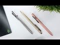 Impressions of the SLIM Tactile Turn Side Click + Bolt Action Pens
