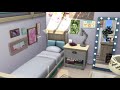 URBAN GARDENING PENTHOUSE - STOP MOTION - GARDENERS FAMILY HOME - THE SIMS 4 SPEED BUILD - CC FREE