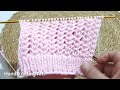 TWO NEEDLE! Easy and beautiful knitting model👈 SUPER