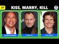 KISS, MARRY, KILL 💋 MALE CELEBRITIES’ EDITION ❤️ (HARDEST CHOICES EVER)