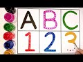 Learn to count, One two three, 123 Numbers, 123, 1 to 100 counting, abc, a to z alphabet - 240