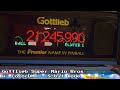 Gottlieb Super Mario Bros Pinball w/ LCD ColorDMD