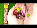 Candy Lollipops and Sweets. Skittles & Chupa Chups & Albeni Yummy Rainbow Lollipops ASMR