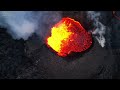 Spectacular Drone Flight On The Edge Of An Erupting Volcano At Sunset! Iceland Volcano Apr15, 2024