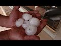 Christmas 2011 - Hail storm in Melbourne WARNING! -(contains a curse word)