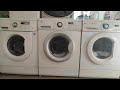 Large wash on three LG washing machines Part 1/3