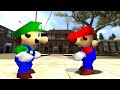 Luigi BREAKS Mario's NECK