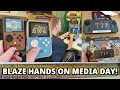 Blaze Media Day - Hands On Sneak Peek Evercade Alpha, Atari/Technos Super Pockets, New Carts & More