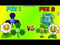 Random 16 Team Plants PVZ 1 vs PVZ 2 - Which Version Will Win?