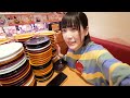 [Big eater]Aim for 100plates!The result of taking on the challenge from Sushiro alone[Mayoi Ebihara]