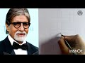 How to draw Amitabh Bachchan ( step by step outline tutorial / part 1 )