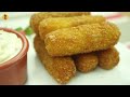 Mozzarella Sticks with Sour Cream Dip Recipe By Food Fusion