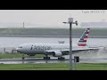 American Airlines アメリカン航空 羽田空港離着陸 Takeoff and landing at Haneda Airport