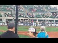 Canadian Armed Forces first pitch ball delivery