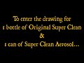 Will Super Clean take oil off old paint without messing up the paint? GIVEAWAY!