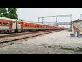 #duranto express crossing station slow speed #high speed train #indian railway