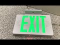 Overview/Demonstration of the TCP Green LED Exit Sign