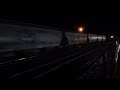 Laramie Wyoming Train at Night