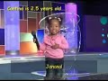a 2 year old girl preaching about god